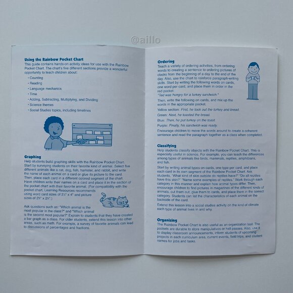 Learning Resources Rainbow Pocket Chart - Picture 11 of 14